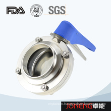 Stainless Steel Food Grade Manual Welded Butterfly Valve (JN-BV1001)